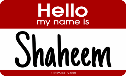 Hello my name is Shaheem png download