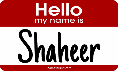 Hello my name is Shaheer png download