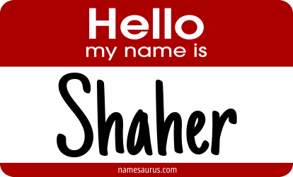 Hello my name is Shaher png download
