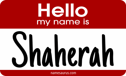 Hello my name is Shaherah png download