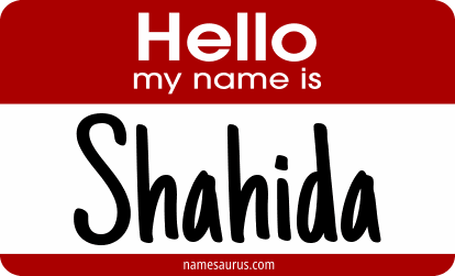 Hello my name is Shahida png download