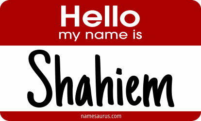 Hello my name is Shahiem png download