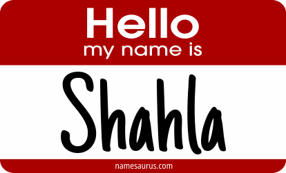 Hello my name is Shahla png download