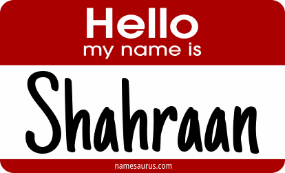 Hello my name is Shahraan png download