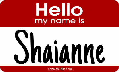 Hello my name is Shaianne png download