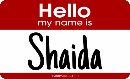 Hello my name is Shaida png download