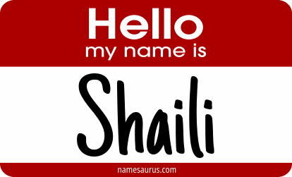 Hello my name is Shaili png download