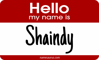 Hello my name is Shaindy png download