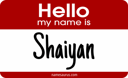 Hello my name is Shaiyan png download