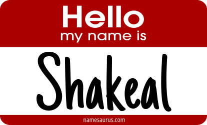 Hello my name is Shakeal png download
