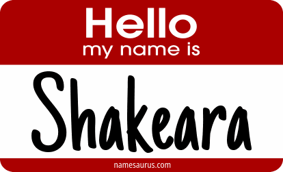 Hello my name is Shakeara png download