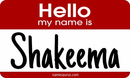 Hello my name is Shakeema png download