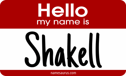 Hello my name is Shakell png download