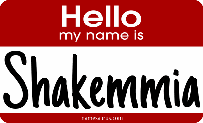 Hello my name is Shakemmia png download