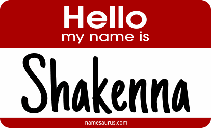 Hello my name is Shakenna png download