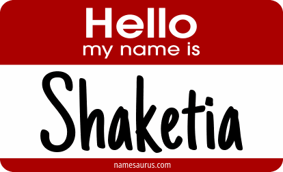 Hello my name is Shaketia png download