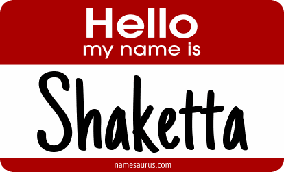 Hello my name is Shaketta png download
