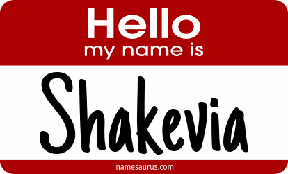 Hello my name is Shakevia png download