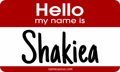 Hello my name is Shakiea png download