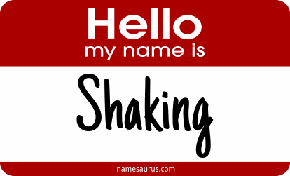 Hello my name is Shaking png download