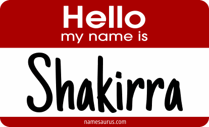 Hello my name is Shakirra png download