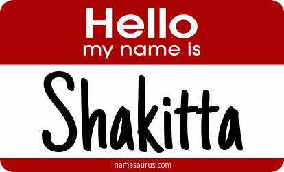 Hello my name is Shakitta png download