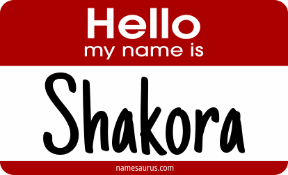 Hello my name is Shakora png download