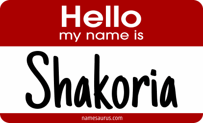 Hello my name is Shakoria png download