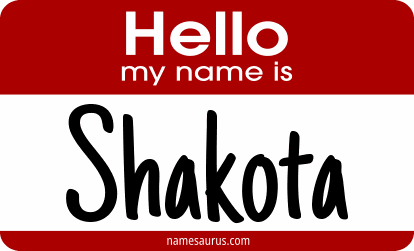 Hello my name is Shakota png download