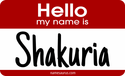Hello my name is Shakuria png download