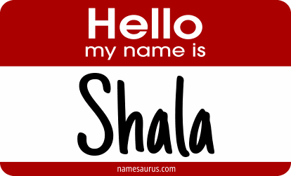 Hello my name is Shala png download