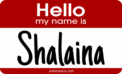 Hello my name is Shalaina png download