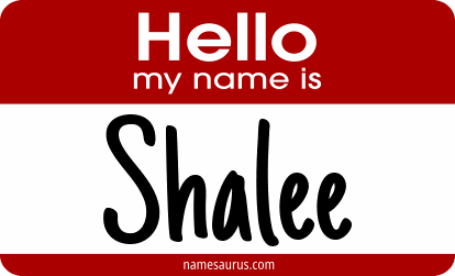 Hello my name is Shalee png download