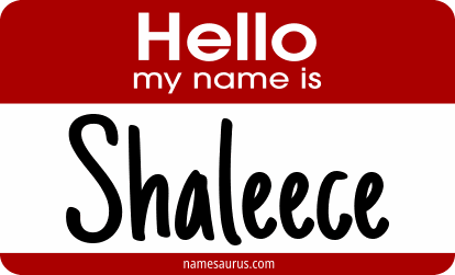 Hello my name is Shaleece png download