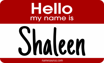 Hello my name is Shaleen png download