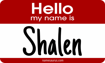 Hello my name is Shalen png download