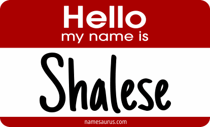 Hello my name is Shalese png download