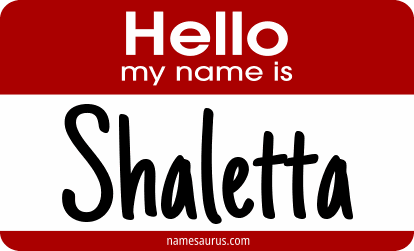 Hello my name is Shaletta png download