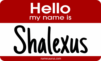 Hello my name is Shalexus png download