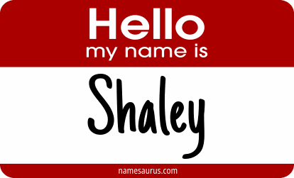 Hello my name is Shaley png download