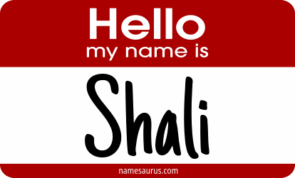 Hello my name is Shali png download
