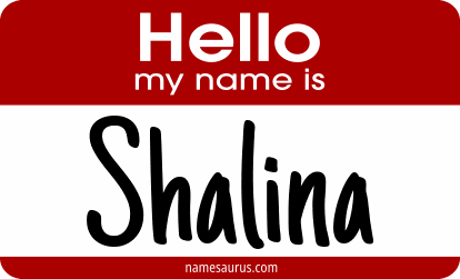 Hello my name is Shalina png download