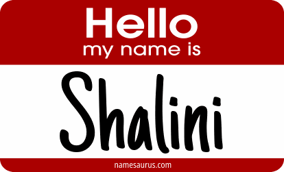 Hello my name is Shalini png download