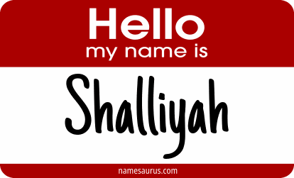 Hello my name is Shalliyah png download