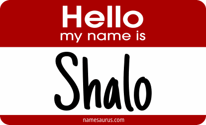 Hello my name is Shalo png download