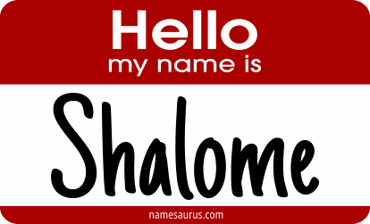 Hello my name is Shalome png download