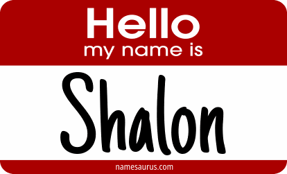 Hello my name is Shalon png download