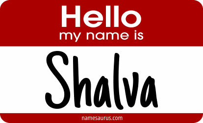 Hello my name is Shalva png download