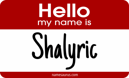 Hello my name is Shalyric png download