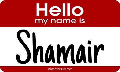 Hello my name is Shamair png download